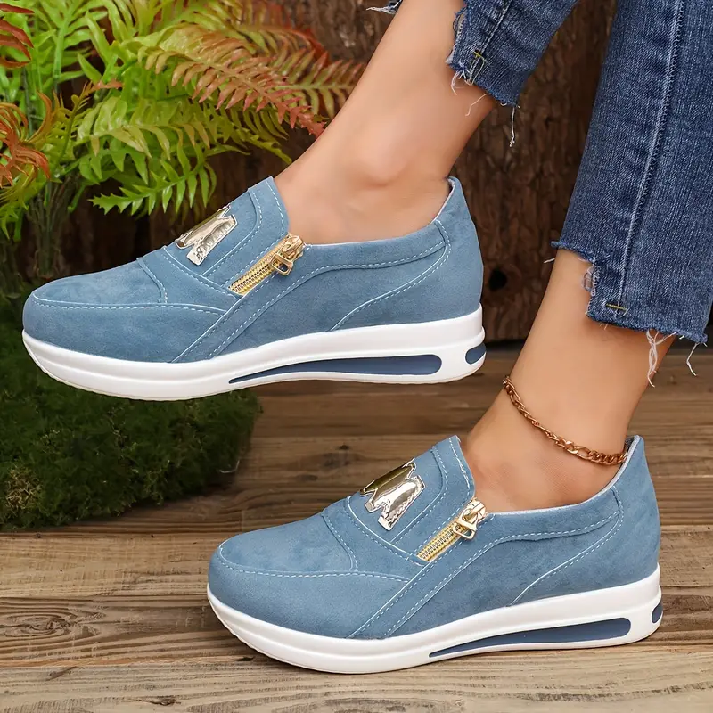 thumbnail image 2 of Mepaouo Orthopedic Wedge Sandals Womens Summer Platform Slip On Walking Sandal Arch Support... 2 of 9