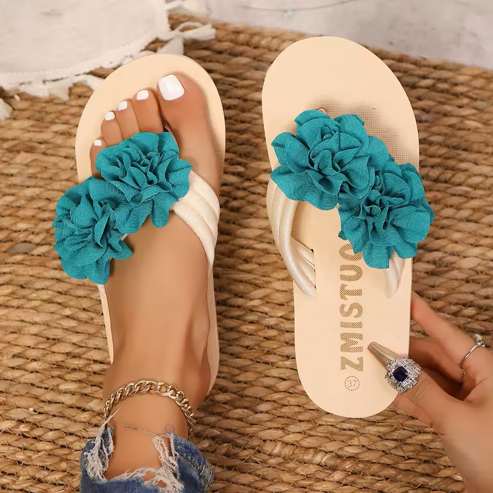 mesh slide sandals women s hollow casual loop toe flat details 4