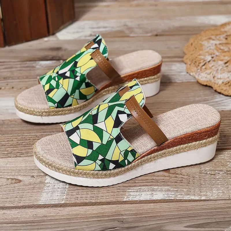 mesh slide sandals women s hollow casual loop toe flat details 3