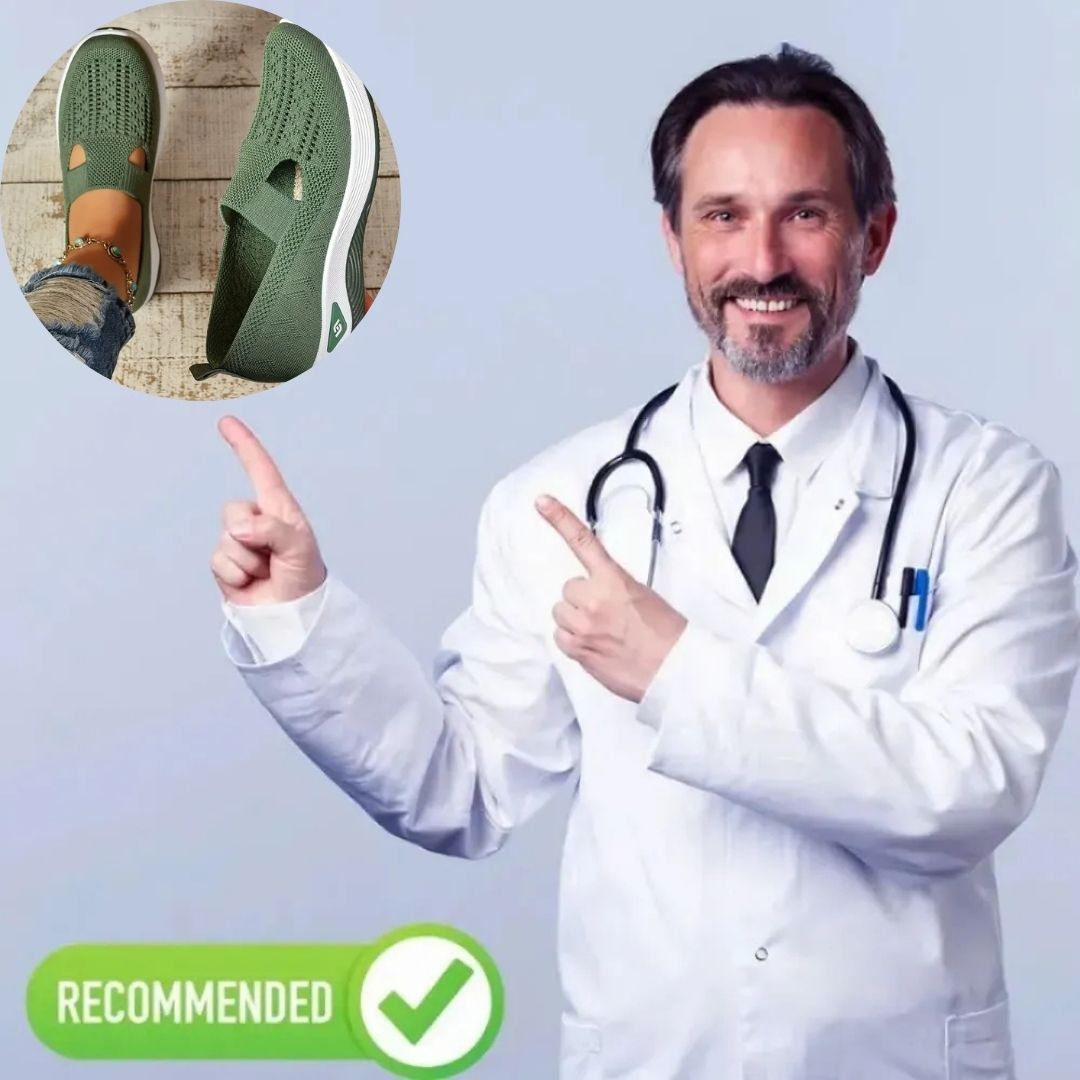 👟Women's Casual Breathable Slip-On Orthopaedic Walking Sneakers🚶♀️